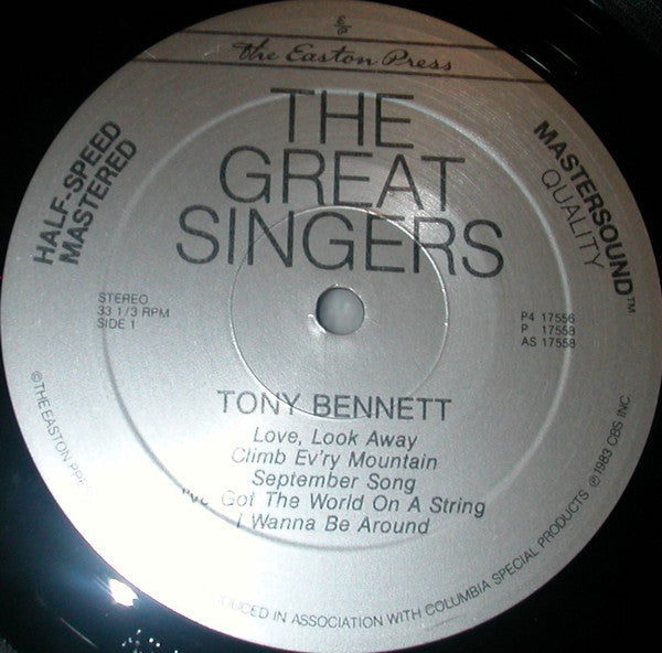 Tony Bennett, Rosemary Clooney, Dinah Shore : The Great Singers (4xLP, Comp + Box)