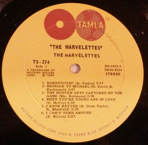 The Marvelettes : The Marvelettes (LP, Album, Roc)