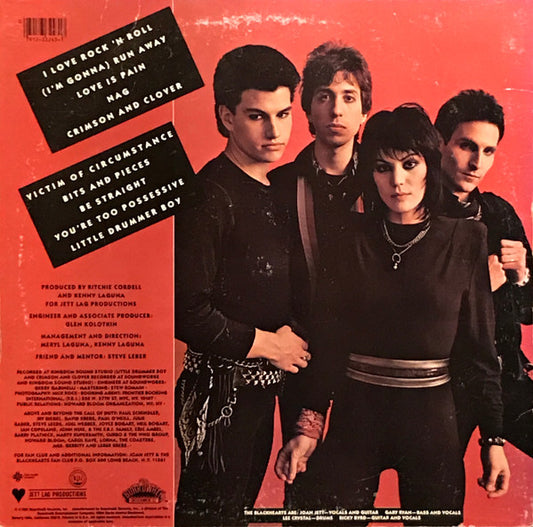 Joan Jett & The Blackhearts : I Love Rock 'N Roll (LP, Album, Gol)