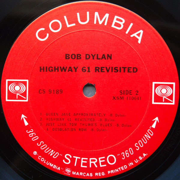 Bob Dylan : Highway 61 Revisited (LP, Album, RP, San)
