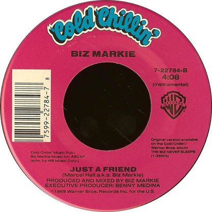 Biz Markie : Just A Friend (7", Single)