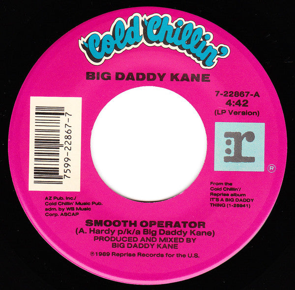 Big Daddy Kane : Smooth Operator (7", Single)