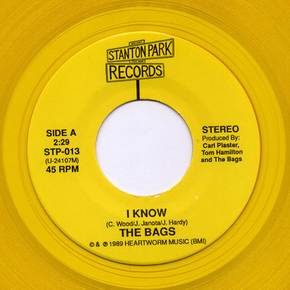 The Bags (2) : Hide And Seek (7", Single, Num, Yel)