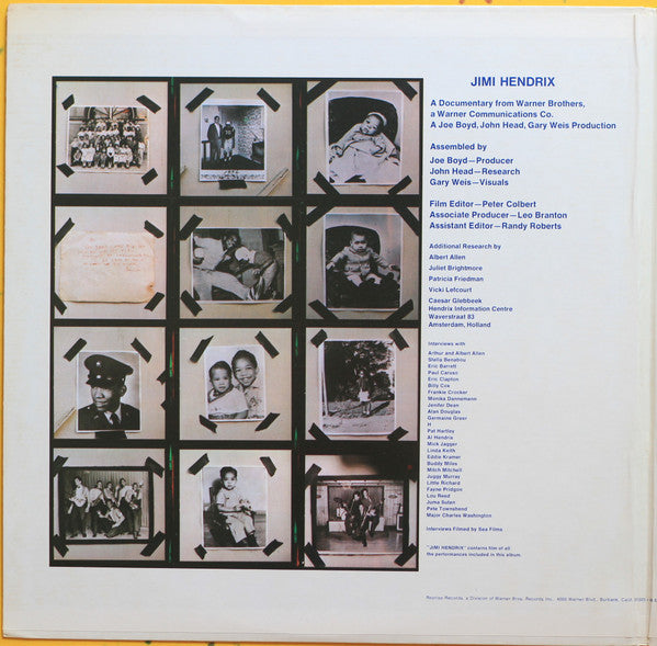 Jimi Hendrix : Sound Track Recordings From The Film "Jimi Hendrix" (2xLP, Album, Win)