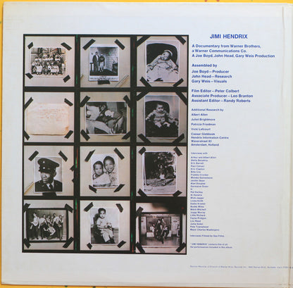 Jimi Hendrix : Sound Track Recordings From The Film "Jimi Hendrix" (2xLP, Album, Win)