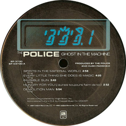 The Police : Ghost In The Machine (LP, Album, Eur)