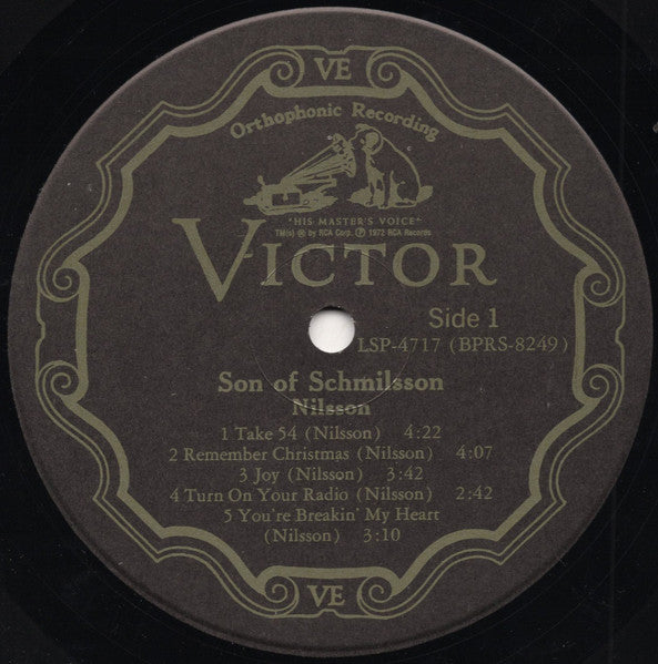 Nilsson* : Son Of Schmilsson (LP, Album, Roc)