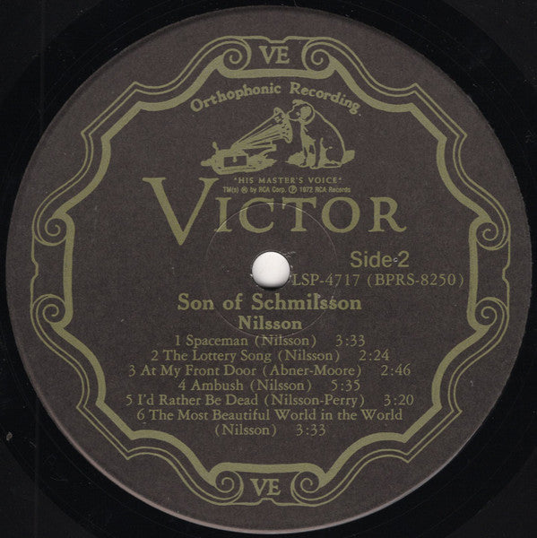 Nilsson* : Son Of Schmilsson (LP, Album, Roc)