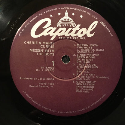Cherie And Marie Currie* : Messin' With The Boys (LP, Album, Win)