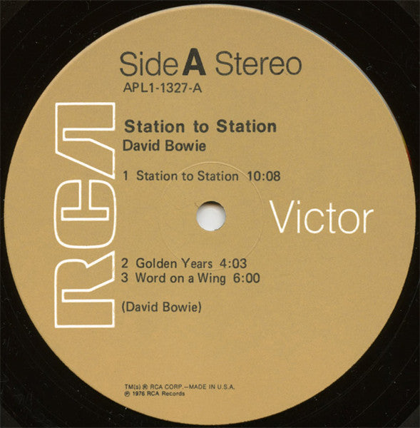 David Bowie : Station To Station (LP, Album, Ind)