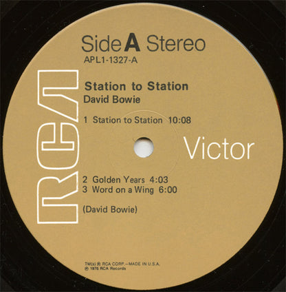 David Bowie : Station To Station (LP, Album, Ind)