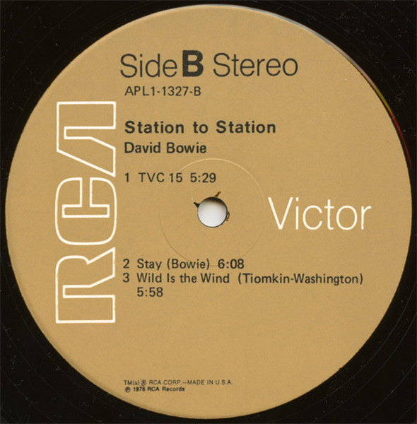 David Bowie : Station To Station (LP, Album, Ind)