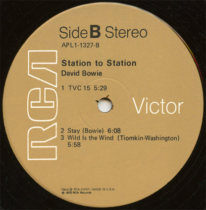 David Bowie : Station To Station (LP, Album, Ind)