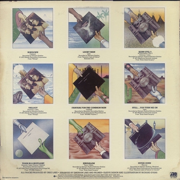 Emerson, Lake & Palmer : The Best Of Emerson Lake & Palmer (LP, Comp, -SP)