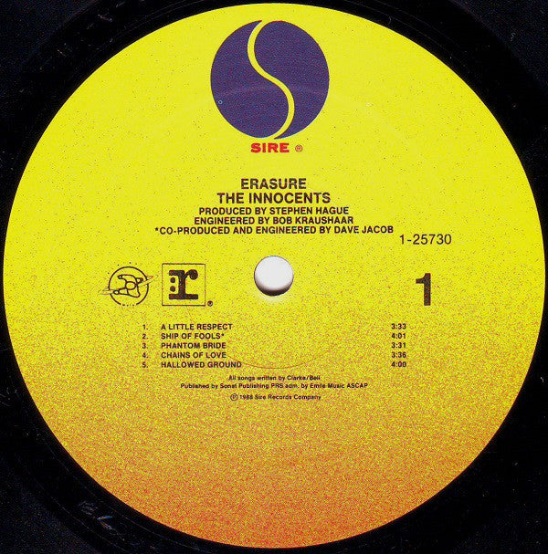 Erasure : The Innocents (LP, Album, All)