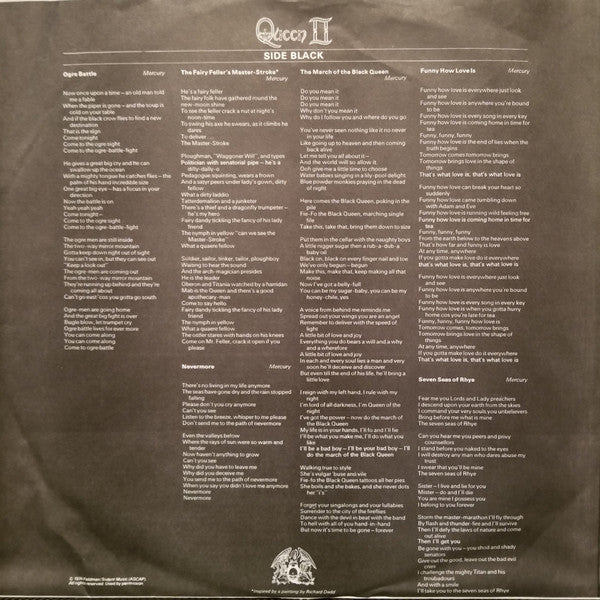 Queen : Queen II (LP, Album, Club, Gat)