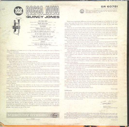 Quincy Jones And His Orchestra : Big Band Bossa Nova (LP, Album)