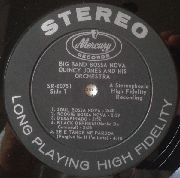 Quincy Jones And His Orchestra : Big Band Bossa Nova (LP, Album)