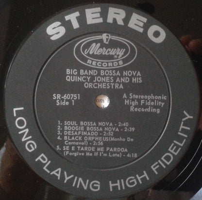 Quincy Jones And His Orchestra : Big Band Bossa Nova (LP, Album)