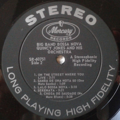 Quincy Jones And His Orchestra : Big Band Bossa Nova (LP, Album)