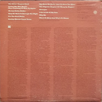 Kris Kristofferson : Songs Of Kristofferson (LP, Album, Comp, Ter)