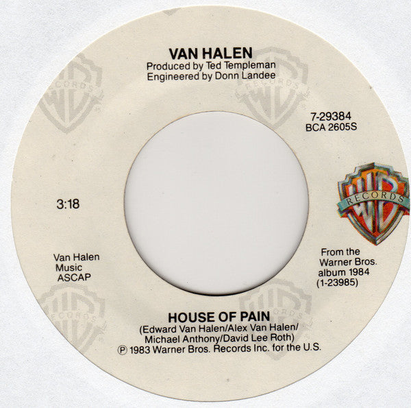 Van Halen : Jump! (7", Single, Spe)
