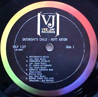 Hoyt Axton : Saturday's Child (LP, Album, Mono, Mon)