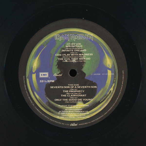 Iron Maiden : Seventh Son Of A Seventh Son (LP, Album, All)