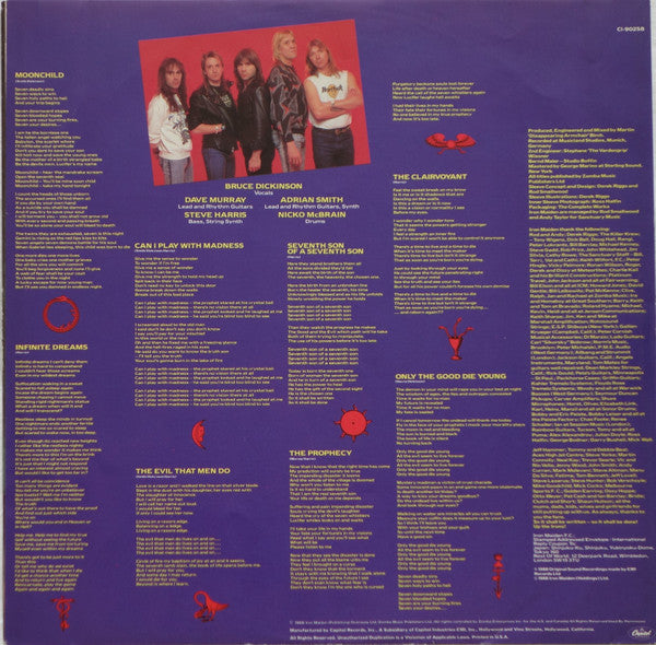 Iron Maiden : Seventh Son Of A Seventh Son (LP, Album, All)