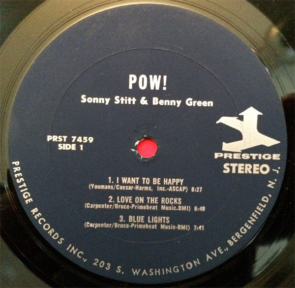 Sonny Stitt : Pow! (LP, Album)