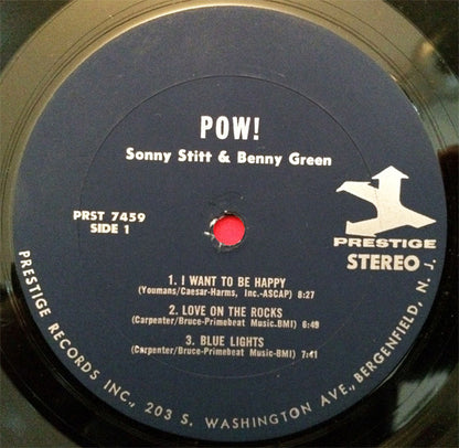 Sonny Stitt : Pow! (LP, Album)