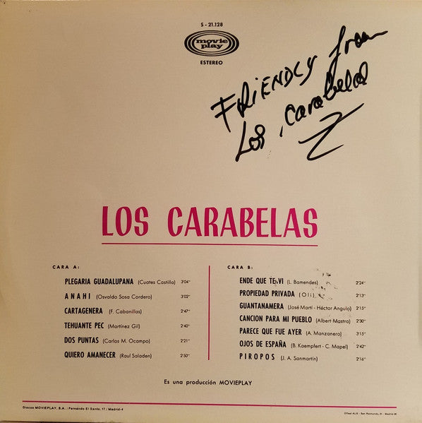 Los Carabelas : Los Carabelas (LP, Album)