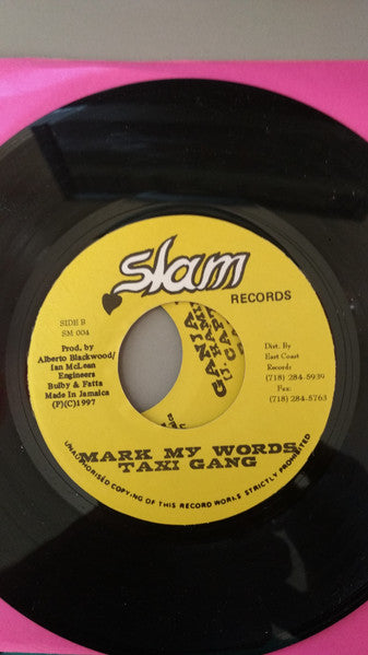George Nutts* / The Taxi Gang : Love Party / Mark My Words (7")