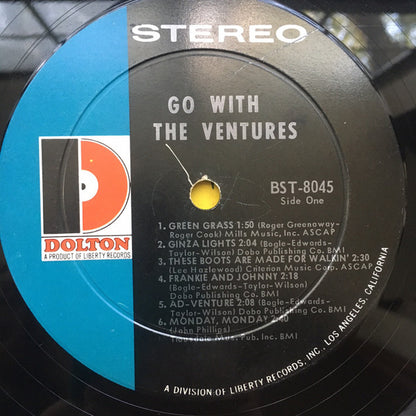 The Ventures : Go With The Ventures (LP, Album, Ind)