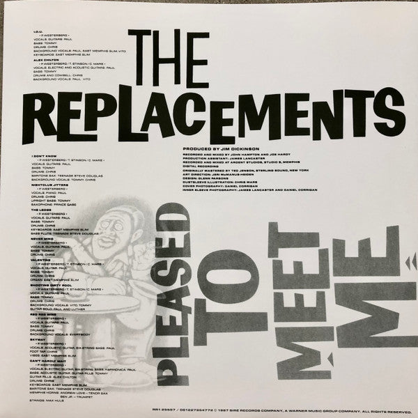 The Replacements : Pleased To Meet Me (LP, Album, RE)