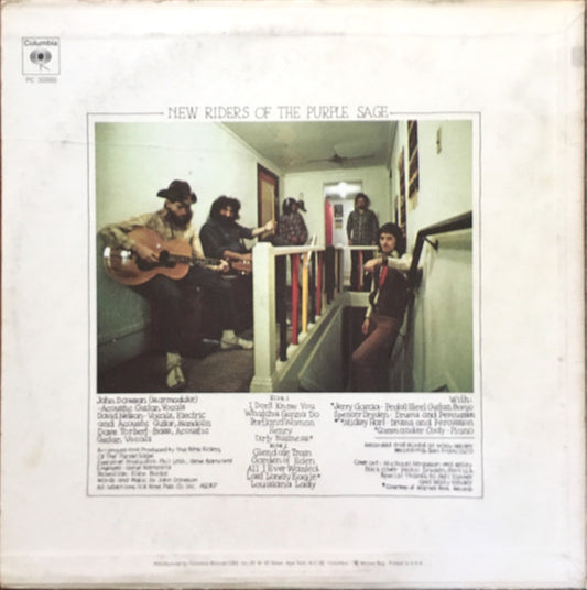 New Riders Of The Purple Sage : New Riders Of The Purple Sage (LP, Album, Ter)