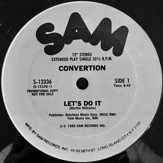 Convertion / Four Flights : Let's Do It / All I Want Is You (12", Single, P/Unofficial, Promo)