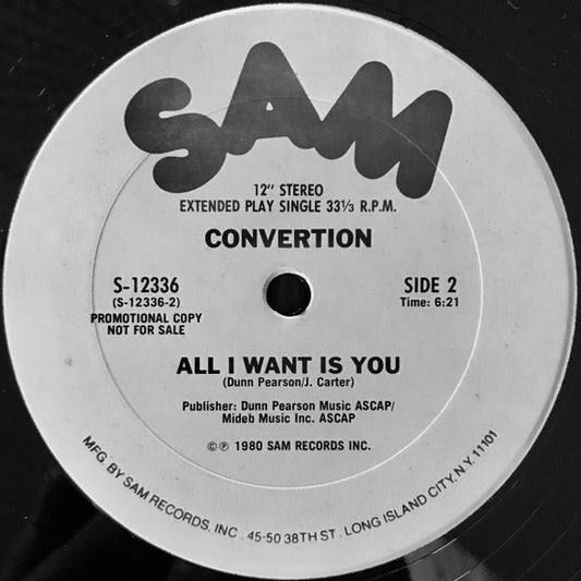 Convertion / Four Flights : Let's Do It / All I Want Is You (12", Single, P/Unofficial, Promo)