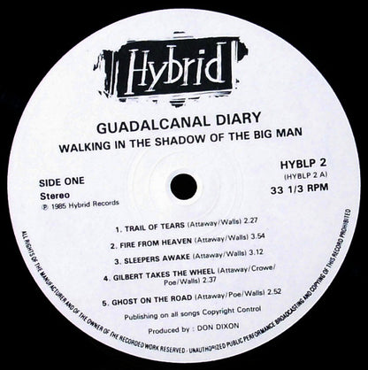 Guadalcanal Diary : Walking In The Shadow Of The Big Man (LP, Album)