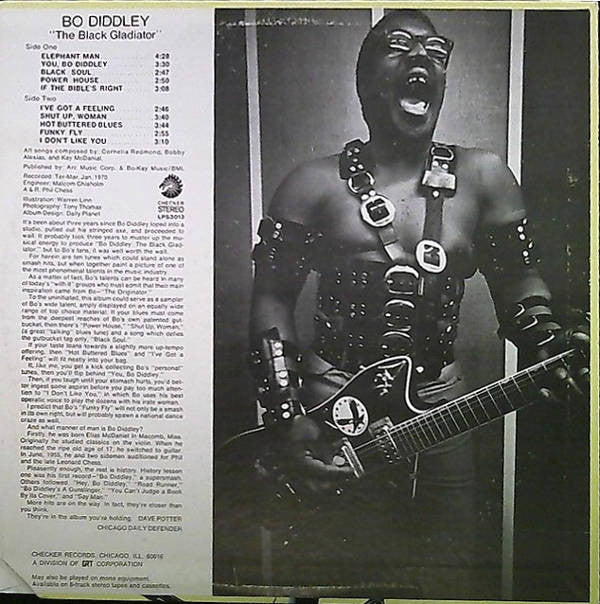 Bo Diddley : The Black Gladiator (LP, Album, Ter)