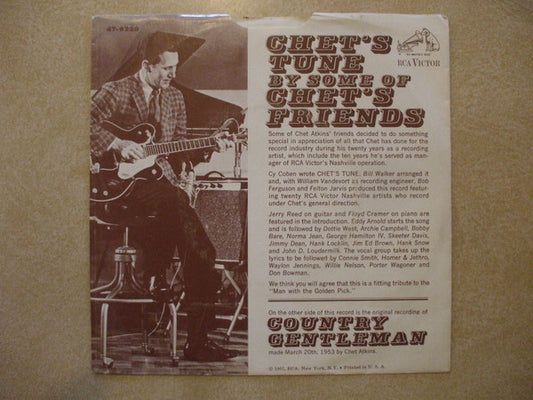 Some Of Chet's Friends, Chet Atkins : Chet's Tune (7", Single)