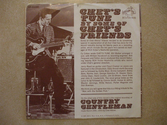 Some Of Chet's Friends, Chet Atkins : Chet's Tune (7", Single)