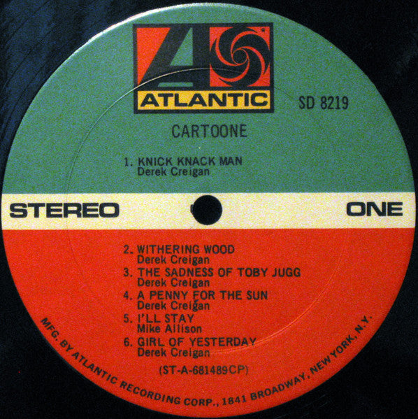 Cartoone : Cartoone (LP, Album, Pit)
