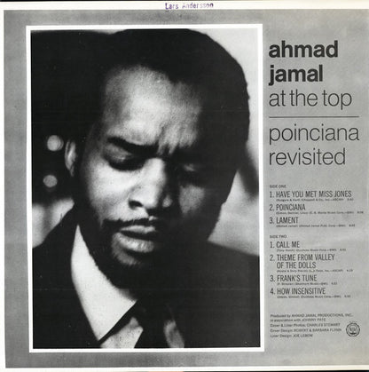 Ahmad Jamal : At The Top:  Poinciana Revisited (LP, Album, Gat)