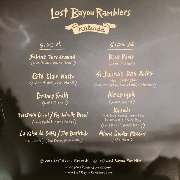 Lost Bayou Ramblers : Kalenda (LP, Album)