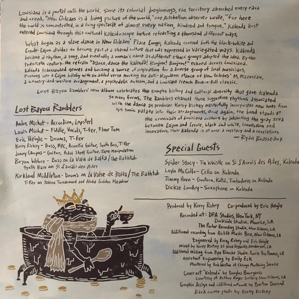 Lost Bayou Ramblers : Kalenda (LP, Album)
