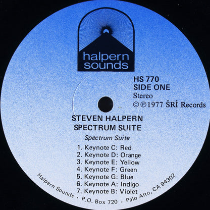 Steven Halpern : Spectrum Suite (LP, Album, RP)