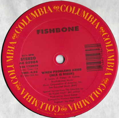 Fishbone : When Problems Arise (12", Maxi)