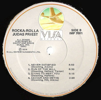 Judas Priest : Rocka Rolla (LP, Album, RE)