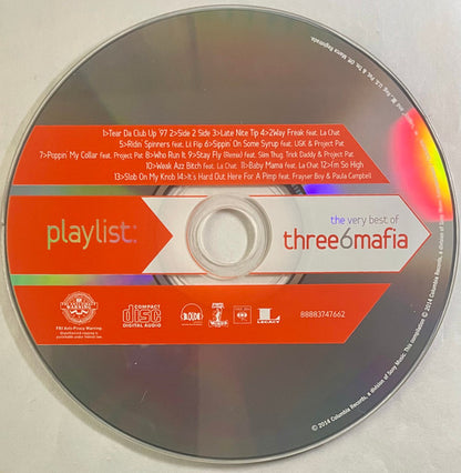 Three 6 Mafia : Playlist: The Very Best Of Three 6 Mafia (CD, Comp)